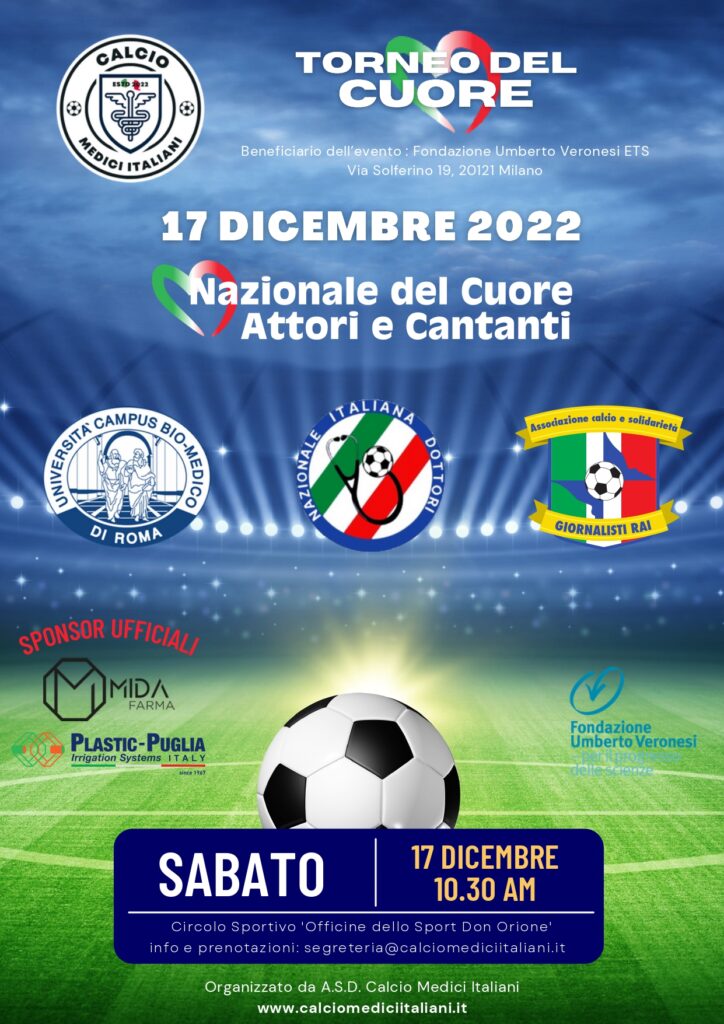 Torneo del Cuore 17 dicembre 2022